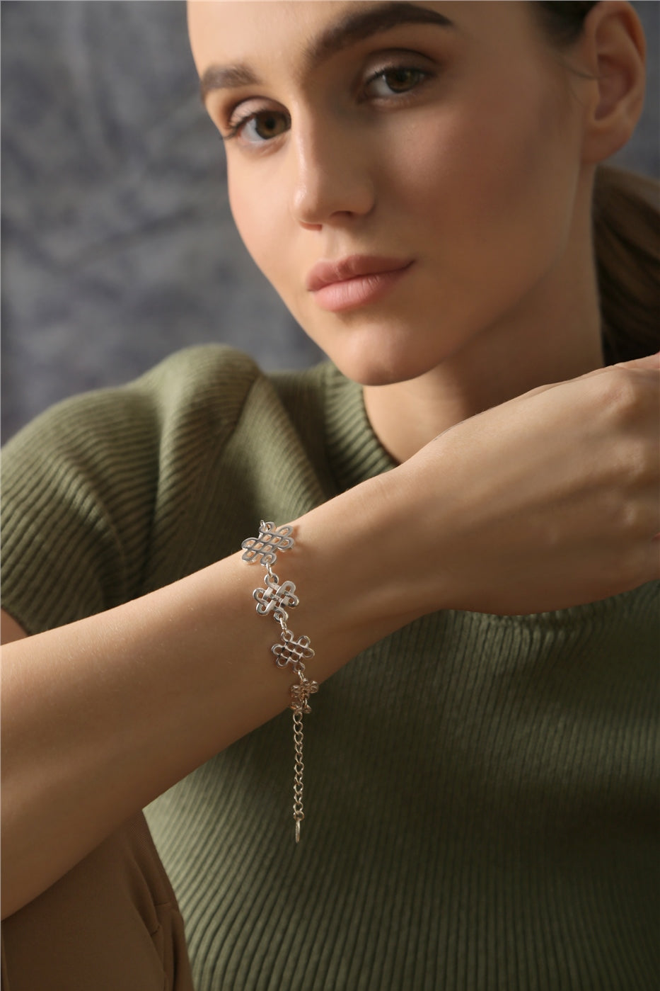 Celtic Knot Link Bracelet