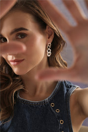 Cascade Infinity Earrings