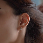 Stud Earrings with Mixed Stones