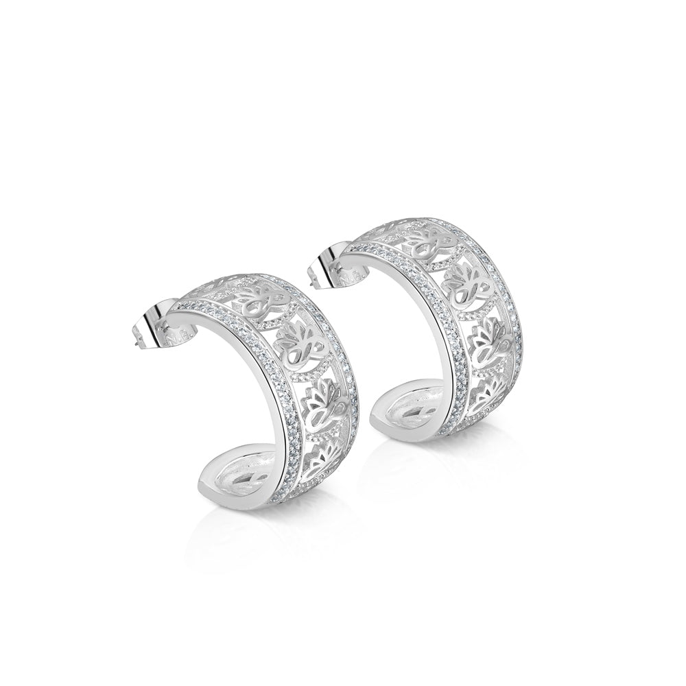 Ti Amo Hoop Earrings