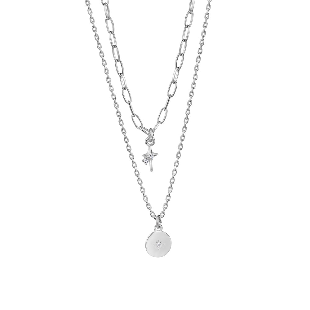 Star Double Chain Pendant – Newbridge Silverware