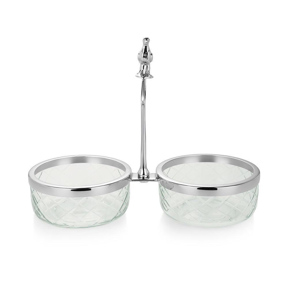 Cut Glass Appetiser Set