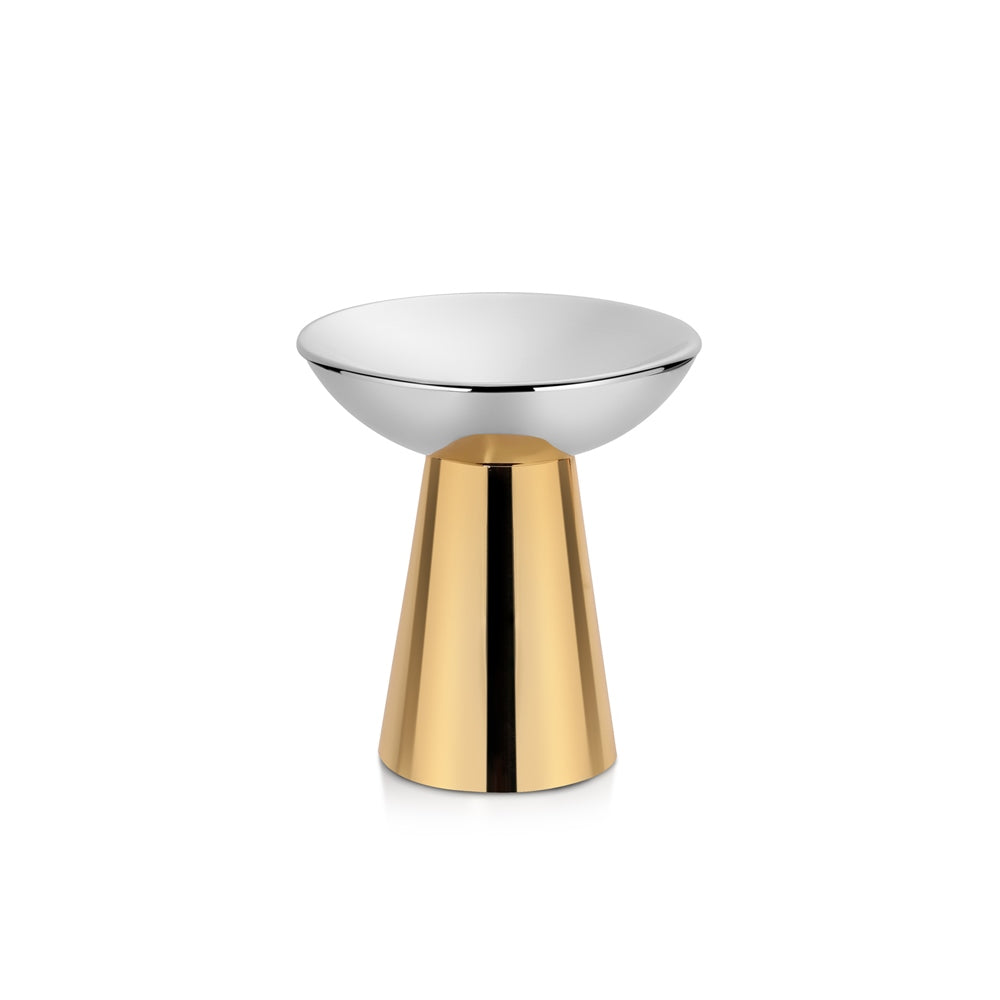 Gold and Silver Plated Candle Holder