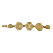 1980's YSL Green Stone Bracelet