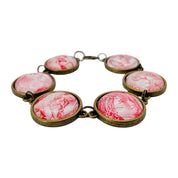 1980's Vintage Postal Stamp Bracelet