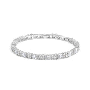 Silver Plated Cubic Zirconia Bracelet