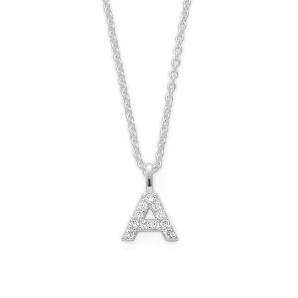 Silver Plated Alphabet Pendant