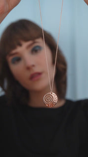 Tara Pendant with Pearlized Stone