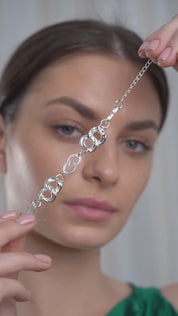 Cascade Infinity Bracelet