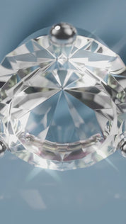 Sterling Silver Lab Grown Diamond Infinity Pendant 0.3ct