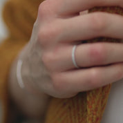 Sterling Silver Pavé Lab Grown Diamond Ring 0.35ct Size P