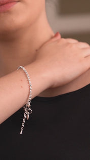 Bracelet Multi Clear Stones