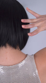 Triple Circular Bracelet with Clear Stones