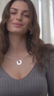 Celtic Pendant with Clear Stone