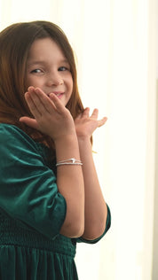 Butterfly Bracelet Silver Beads