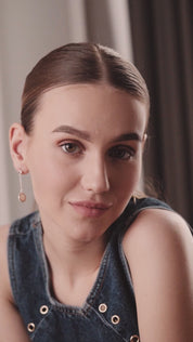 Drop Earrings Clear Stones