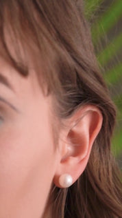 Pearl Stud Earrings 8mm