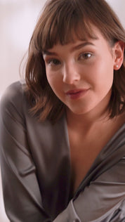 Silver Plated Stud Earring 8mm