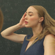 Sterling Silver Bezel Set Lab Grown Diamond Earrings 0.2ct