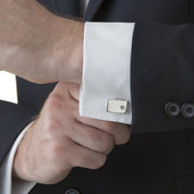 Cufflinks - Clear Stone