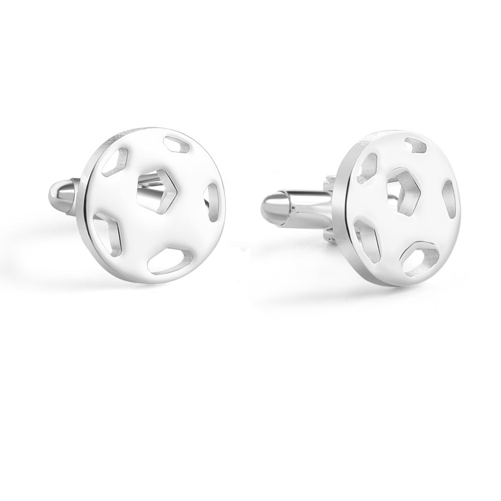 Cufflinks - Clear Stone