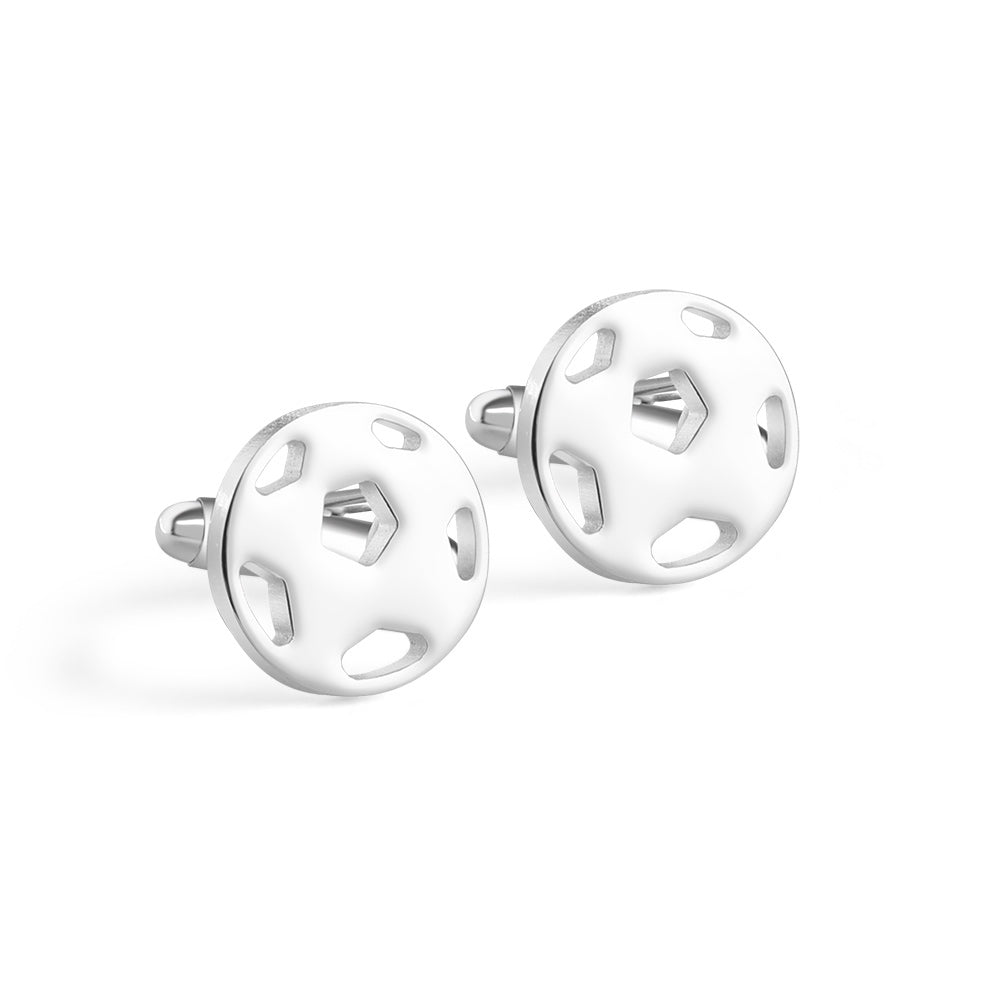 Cufflinks - Clear Stone