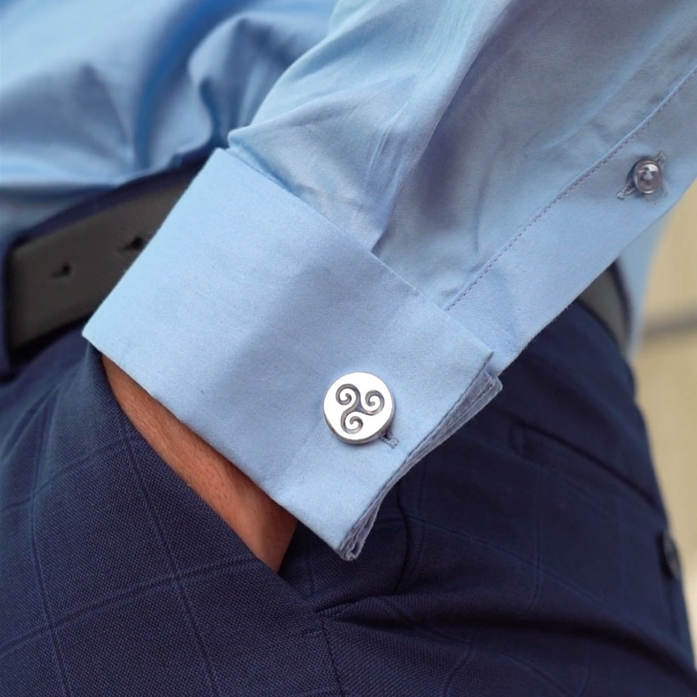 Cufflinks - Clear Stone