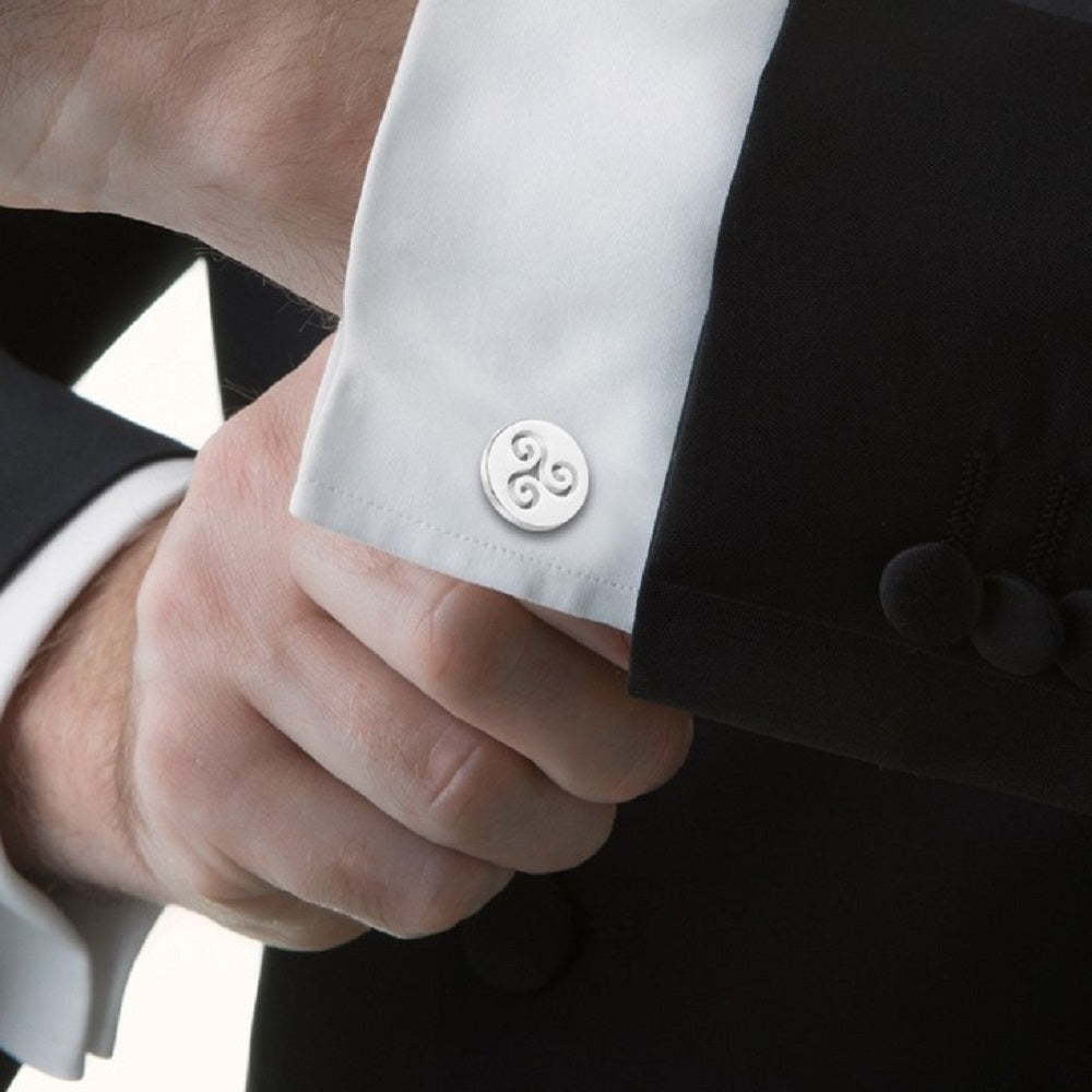 Cufflinks - Clear Stone