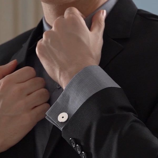 Cufflinks - Clear Stone