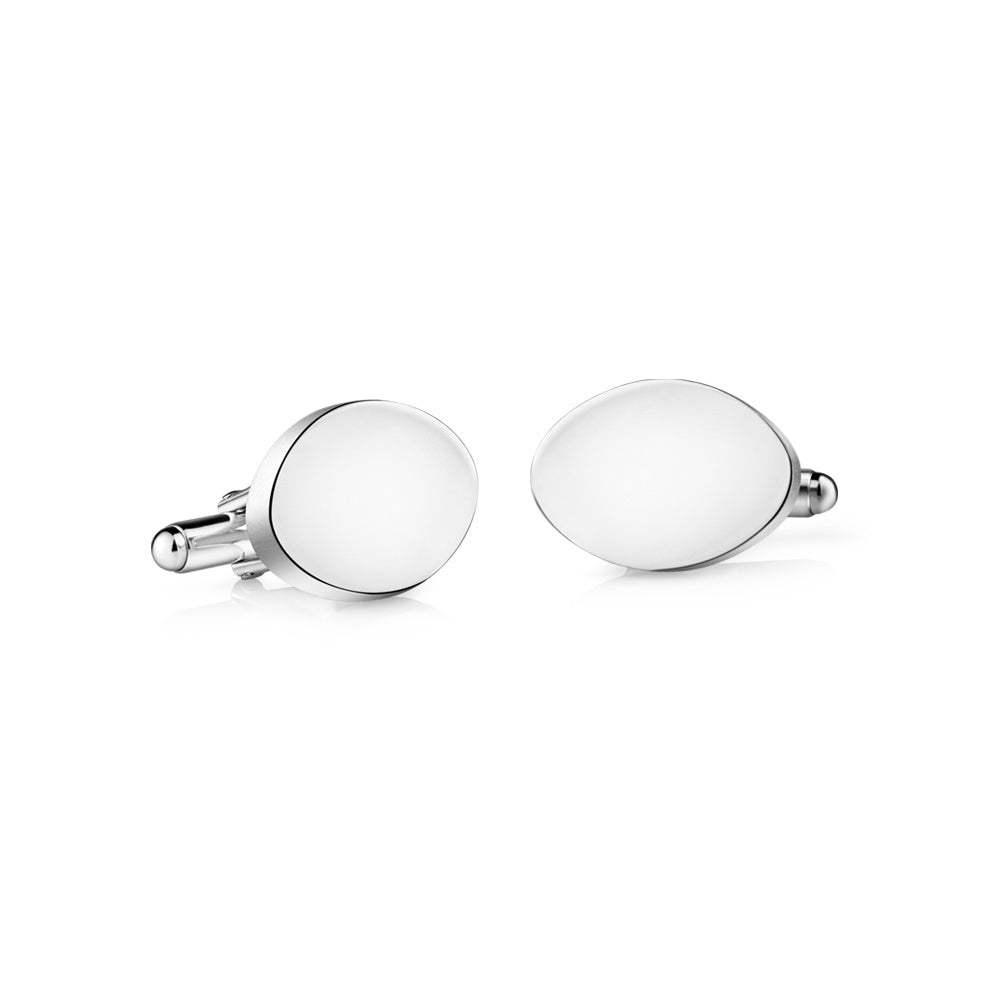 Cufflinks - Clear Stone