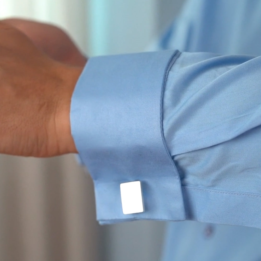 Cufflinks - Clear Stone