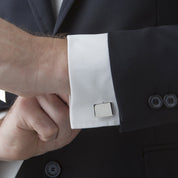 Cufflinks - Clear Stone