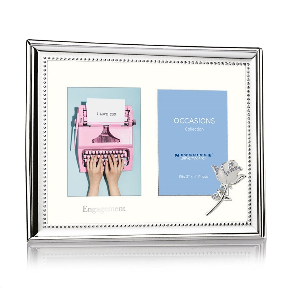 Engagement Double Frame 3x4