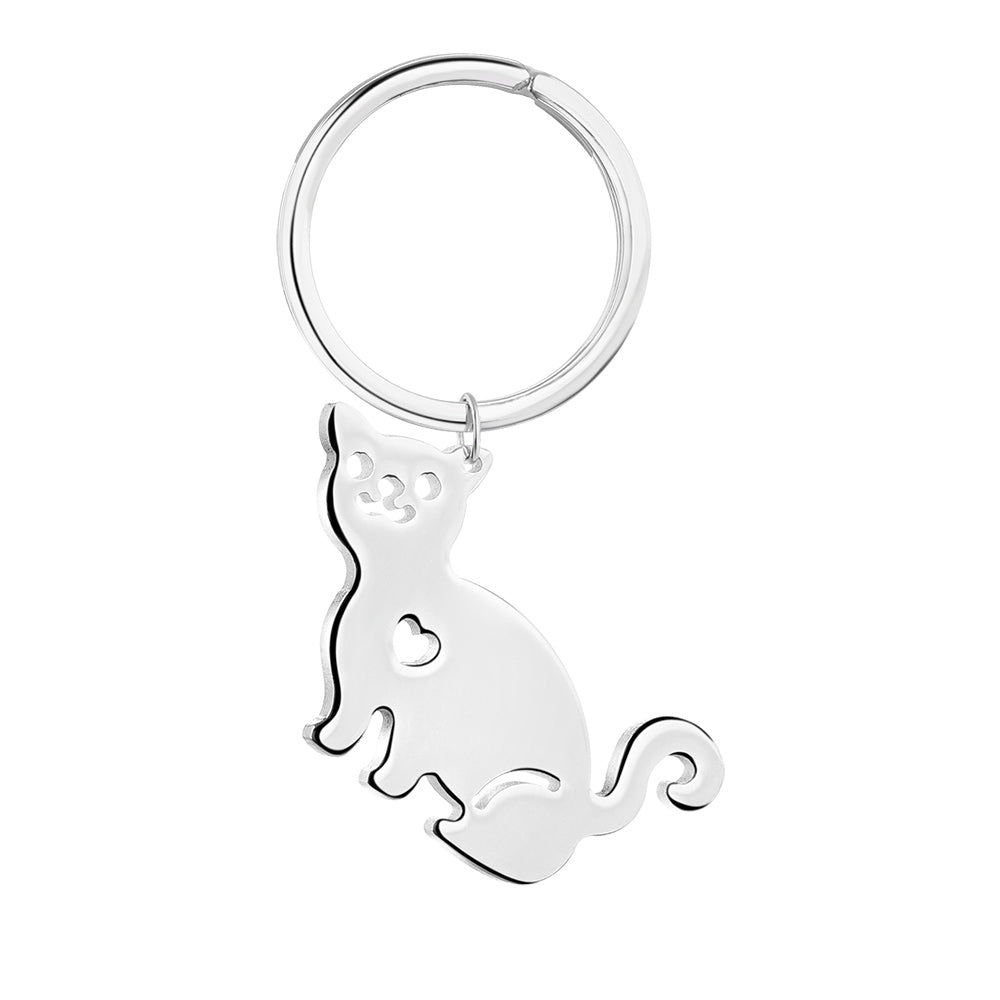 Gold Plated Perfume Bottle Keyring