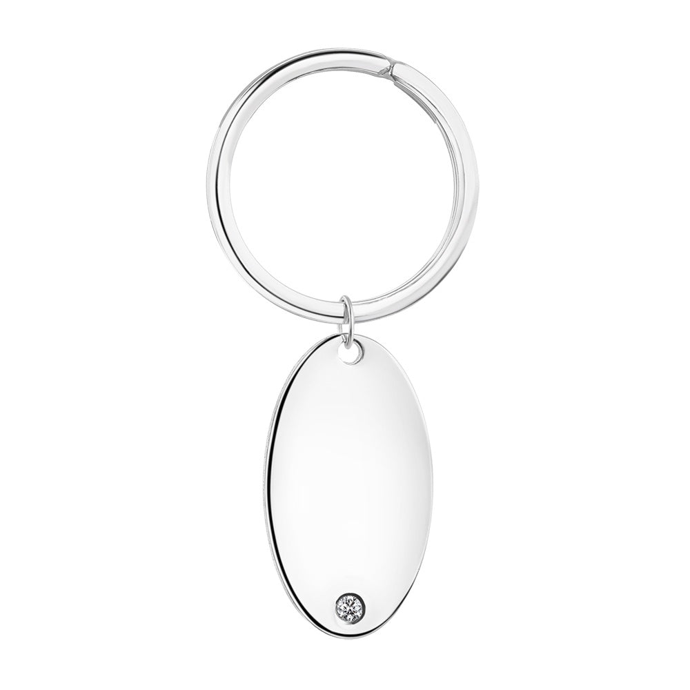 Gold Plated Perfume Bottle Keyring