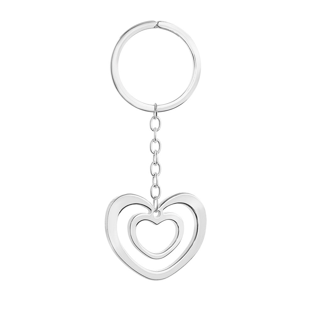 Gold Plated Perfume Bottle Keyring