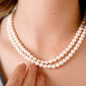 Pearl Double Strand Necklace