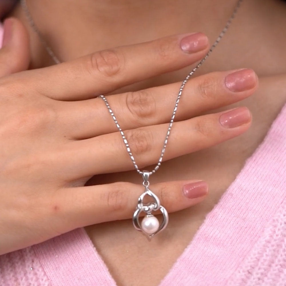 Pearl Heart Pendant
