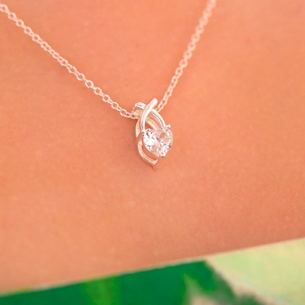 Pendant Clear Heart Stone