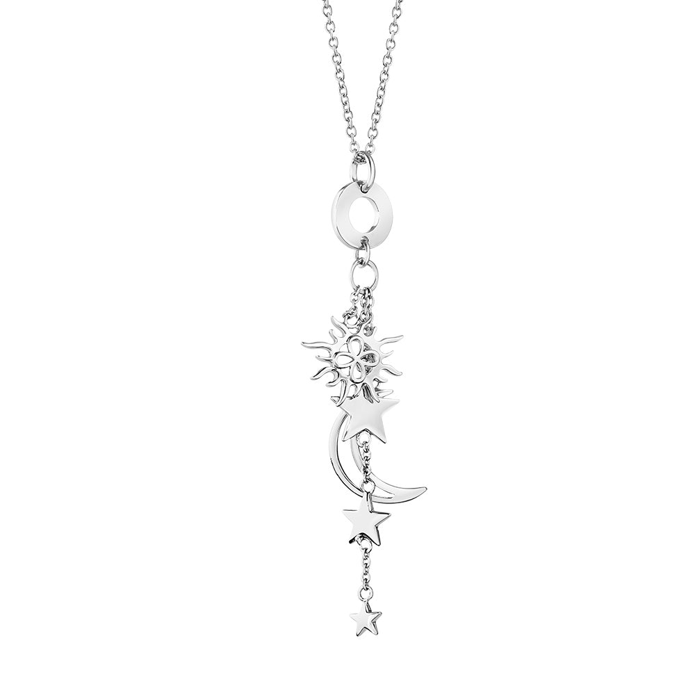 Sun, Moon, Stars Charm Necklace