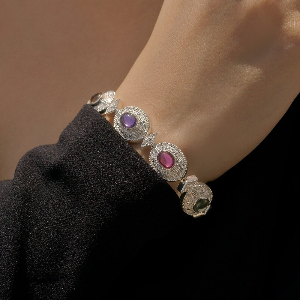 Bracelet Multi Coloured Stone