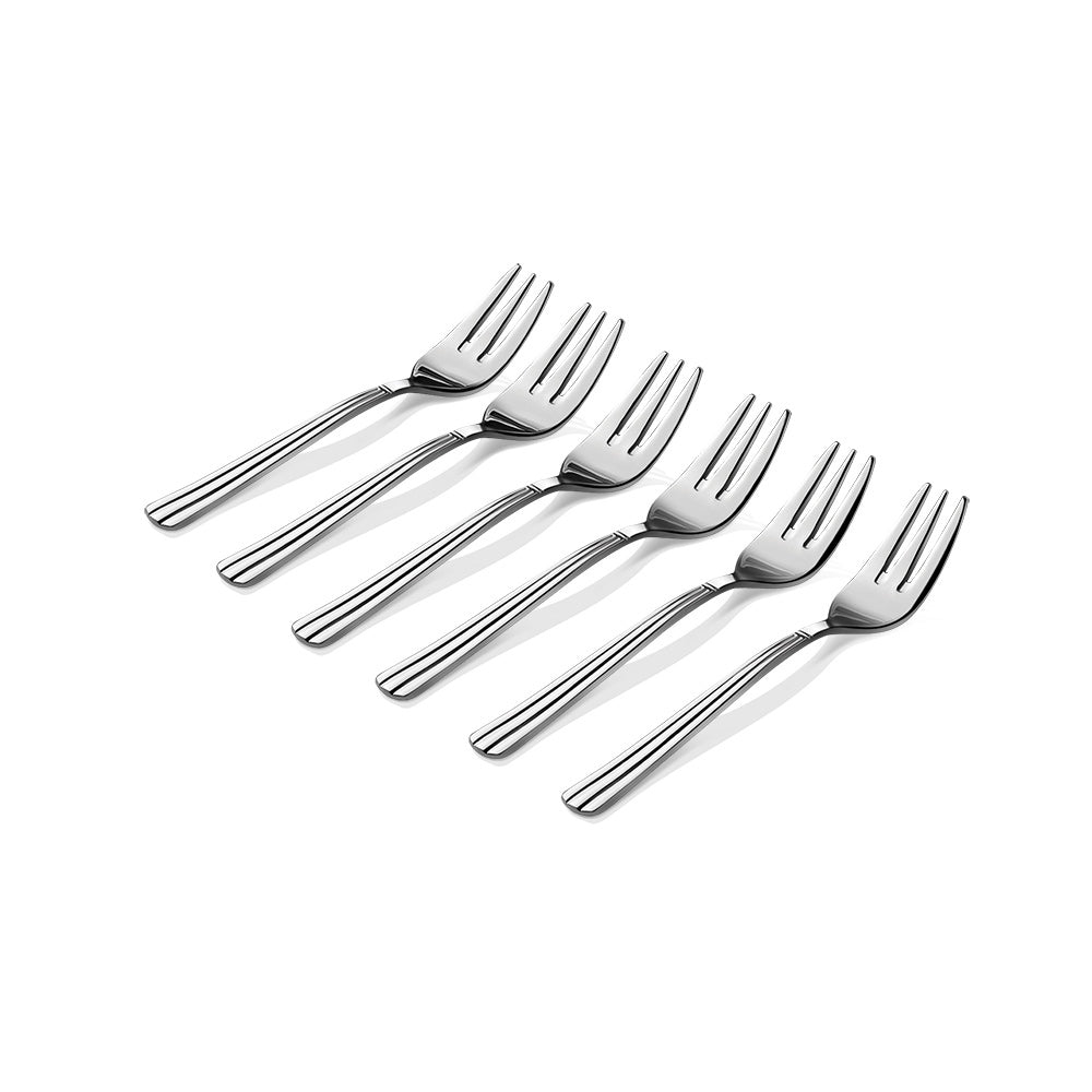 Stainless Steel 6 Piece Pastry Fork Set
