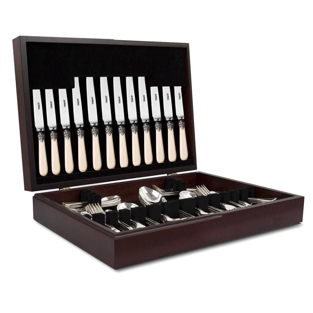 Silver Plated 124 Piece Cutlery Set