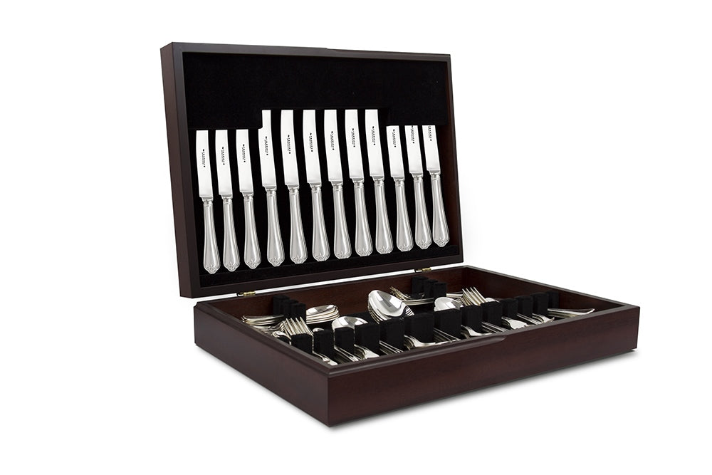 Silver Plated 124 Piece Cutlery Set