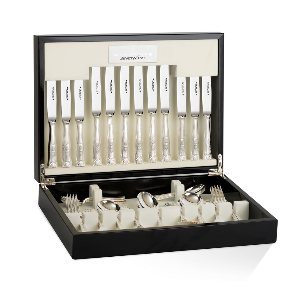 Plated 44 Piece Cutlery Set Kings