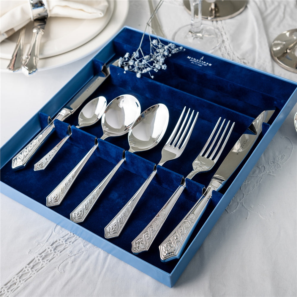 Celtic Silver Plated 7 Piece Place Set Pack