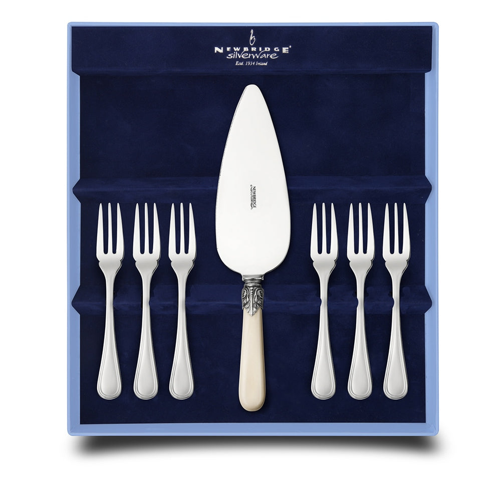 Antique Silver Plated 7 Piece Pastry Set – Newbridge Silverware