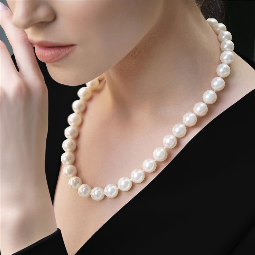 Single Strand Pearl Necklace