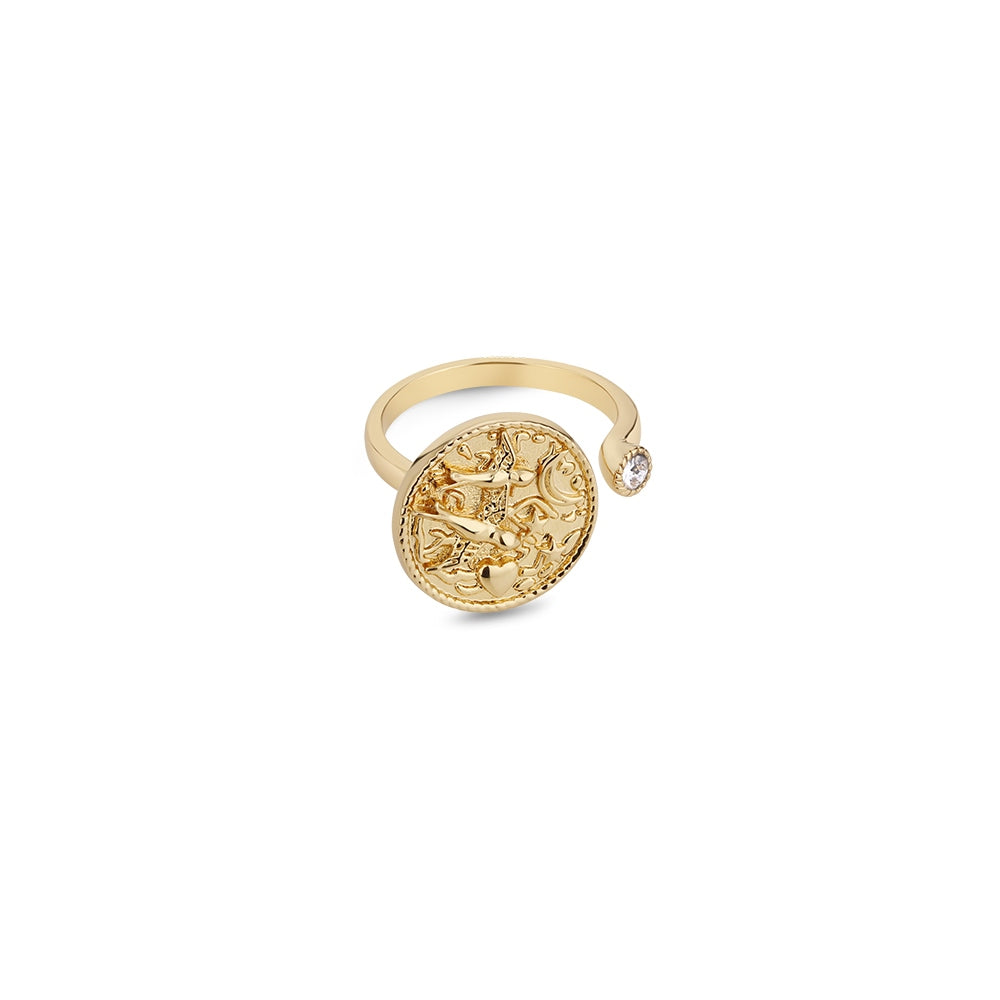 Amy Ring with clear stone