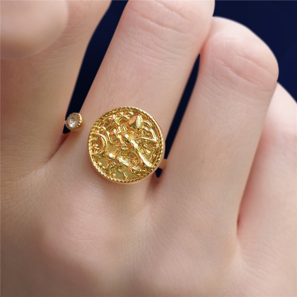 Amy Ring with clear stone